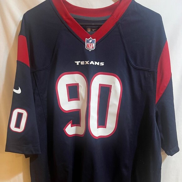 NFL On Field Jersey Houston Texans #90 Jadeveon Clowney Men's Size XL Used Good - Picture 1 of 3